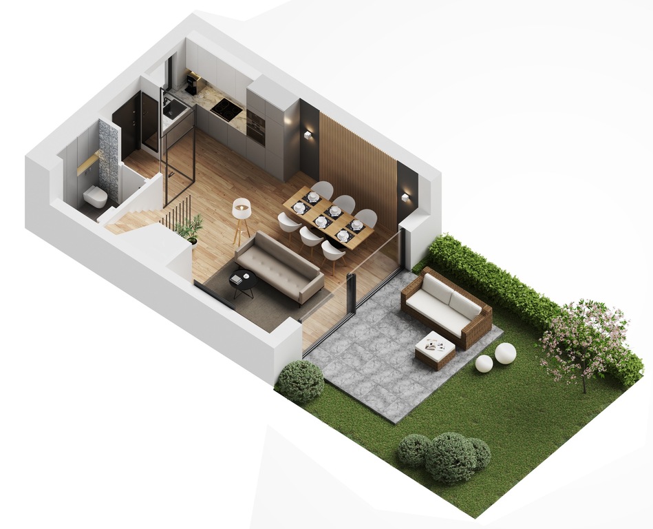Mierzyn Dom 75m² + Ogród W Cenie Mieszkania - obrazek 8