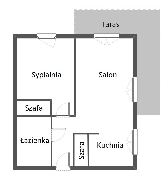 Apartament z miejscem postojowym, taras. - obrazek 11