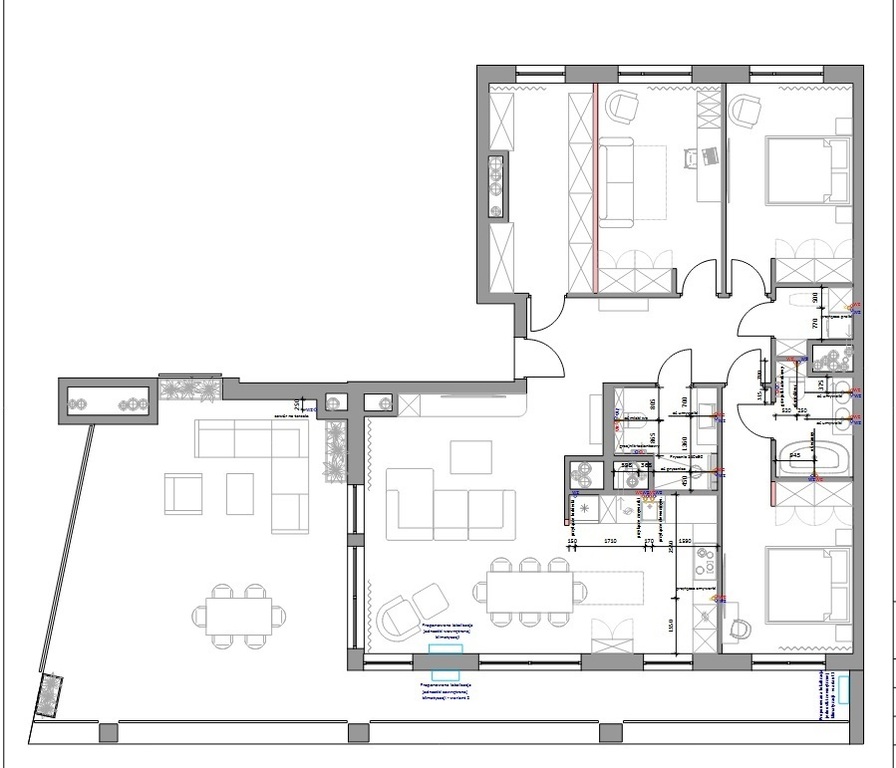 Śródmieście/Penthouse/131 m²/Taras+60 m²/Garaże - obrazek 14
