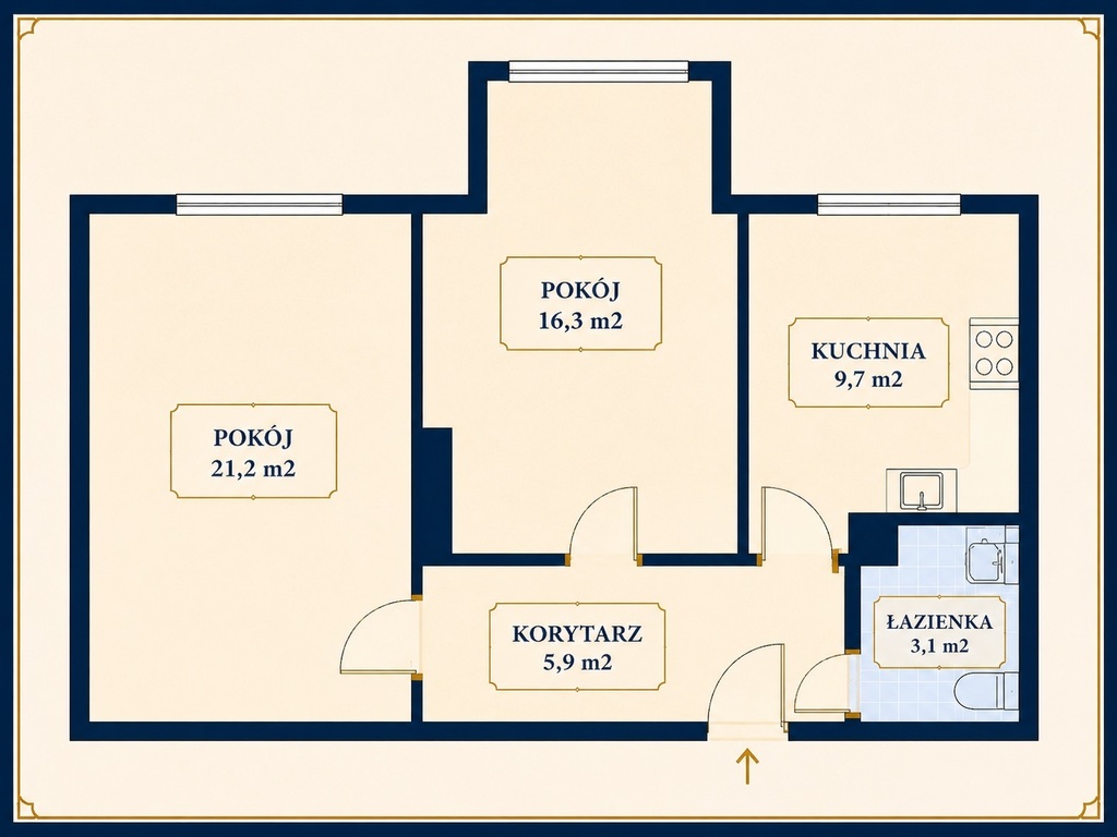 2 Pokoje | Pogodno | 55,52 m² | - obrazek 11