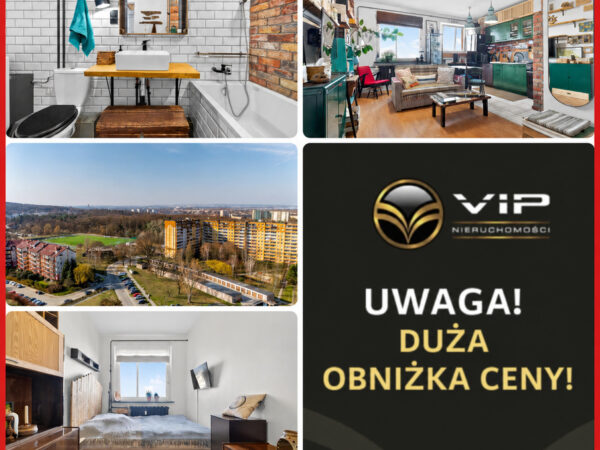80m2 w cenie 38m2! Widok na panoramę centrum!