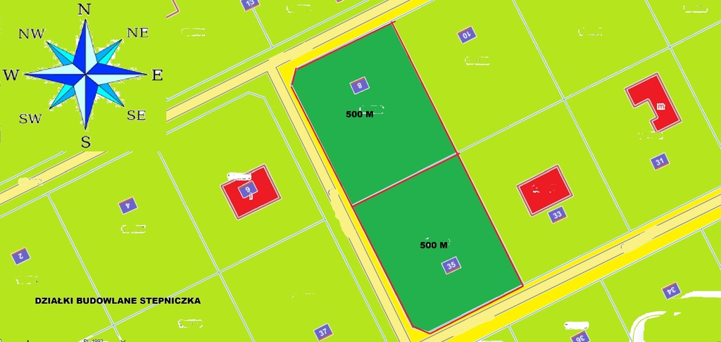 Działki budowlane Stepniczka